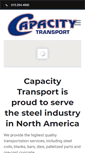 Mobile Screenshot of capacitytransport.com
